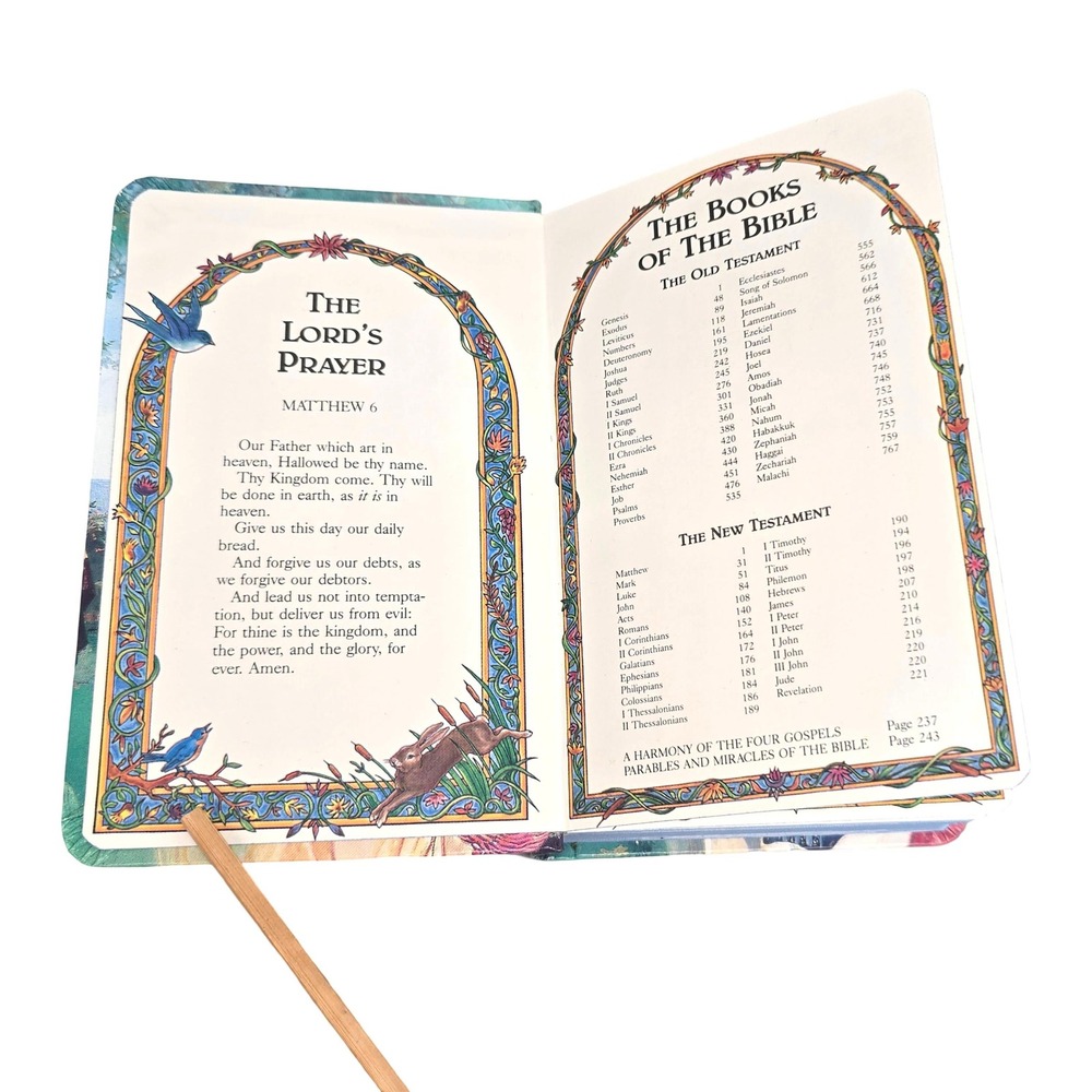 Thomas Nelson Seaside Bible for Children KJV 1987 Illustrated Slipcase Excellent - Picture 6 of 16